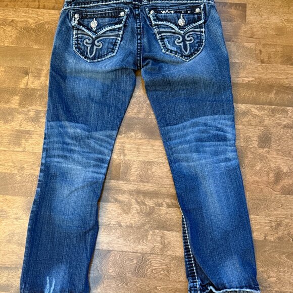 Ladies Rock Revival Capris - Stephanie" - Picture 3 of 3